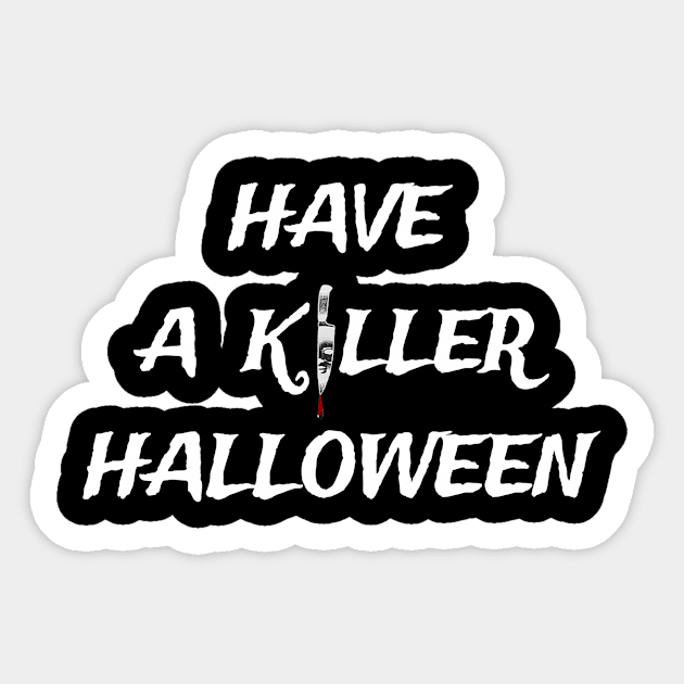 Killer Halloween Sticker by ΩhmyGφd